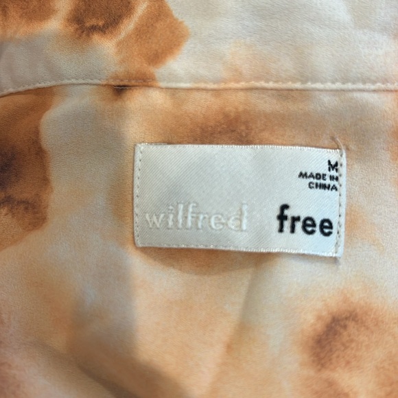 Aritzia Wilfred Free Brinley Tie Dye Blouse - Picture 3 of 4